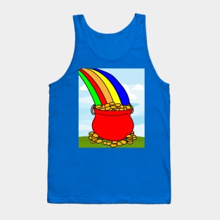 Rainbow With Boiler Pot Full Of Gold Tank Top